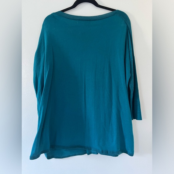 EUC Lilly Pulitzer Cobo Sweater - Inky Tidal Teal- Medium - Picture 3 of 3